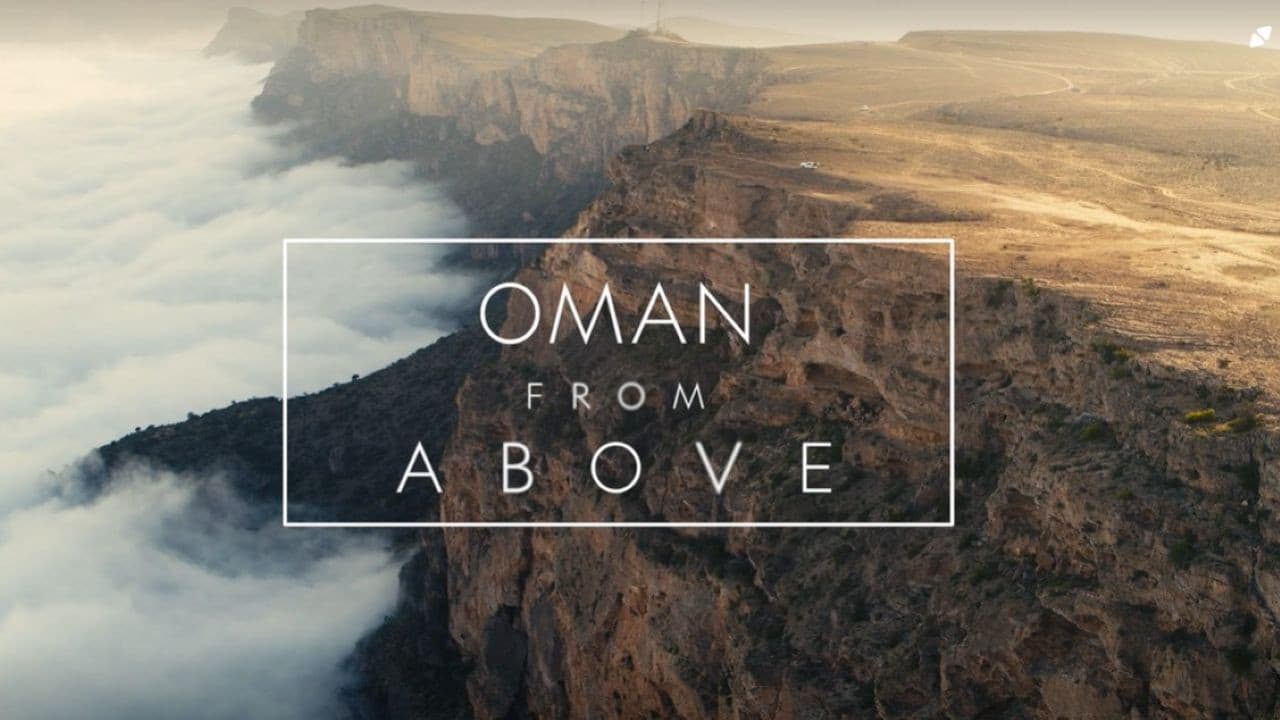 Oman from above backdrop